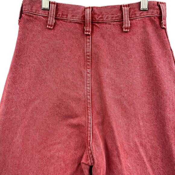 VTG Wrangler Jeans 26x32 Western Bareback Red High Waisted Cowgirl Rodeo USA 90s - Picture 5 of 16